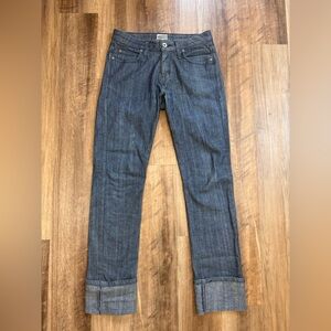 Naked & Famous SKINNY GUY Blue SILK Japanese Denim Jeans Straight Leg, Size 30